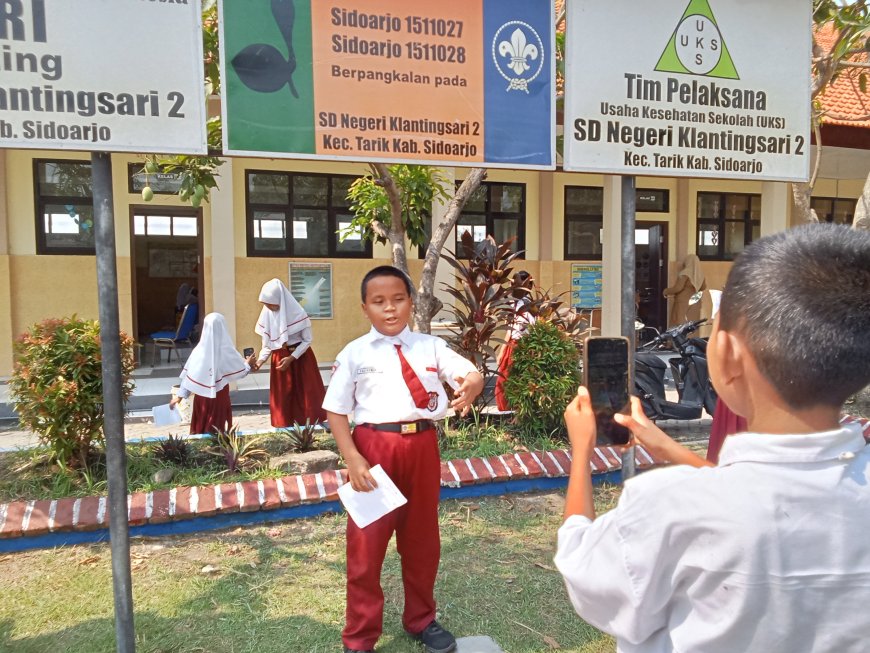 Dari Cerita Menjadi Karya: Digital Studentpreneur II Bangkitkan Kreativitas Siswa SDN Klantingsari 2 dan SDN Mergosari 1