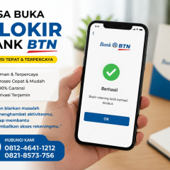 Ikuti langka Cara buka blokir BTN tanpa ke bank cara atasi buka..