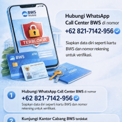 Nomor WhatsApp resmi Bank Woori Saudara BWS adalah 628217142956