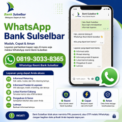 Cara Registrasi M-banking Bank Sulselbar