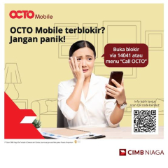 Cara Buka Blokir OCTO Mobile Banking cimb niaga Terblokír lupa pin dan ID OCTO Mobile terblokir
