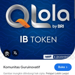 Kendala Tidak bisa Reaktivasi ib Token qlola bri