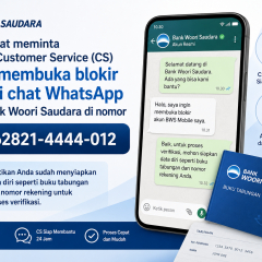 CARA BUKA BLOKIR BWS MOBILE BANK WOORI SAUDARA