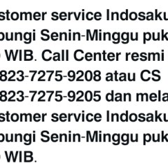 Bagaimana cara menghubungi call center indosaku...